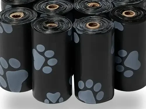 Poo Bags x1 Roll (Black)